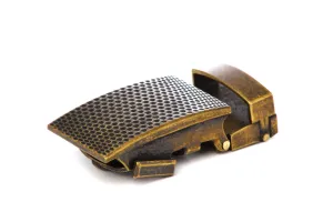 1.25" Anson Golf Buckle in Antiqued Gold