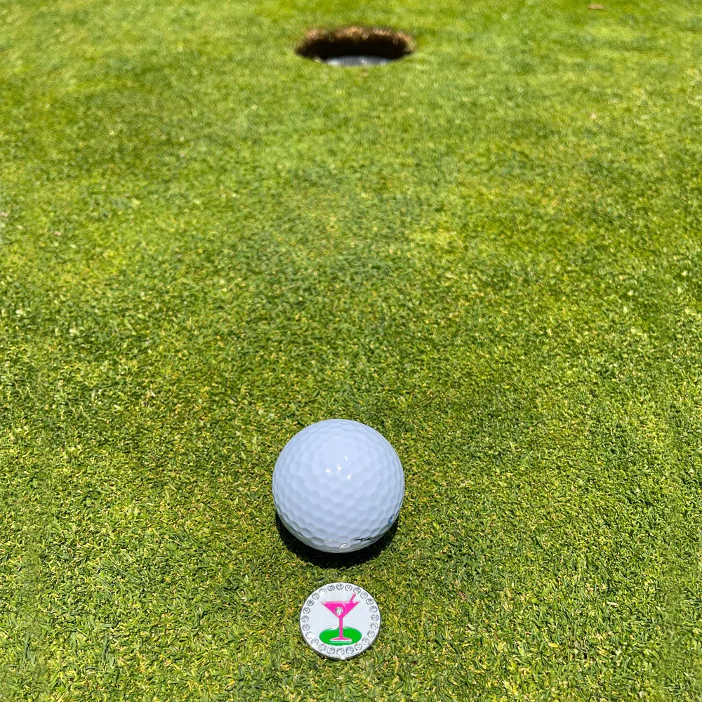 19th Hole Golf Ball Markers With Colored Clip Combo