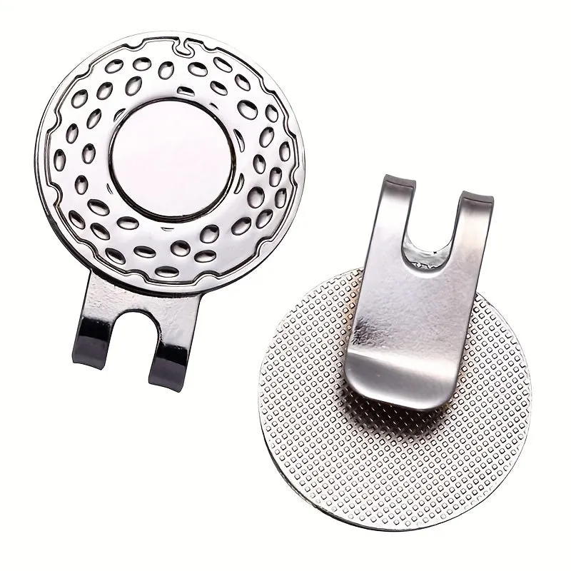 25mm Round Magnetic Golf Ball Marker with Removable Clip