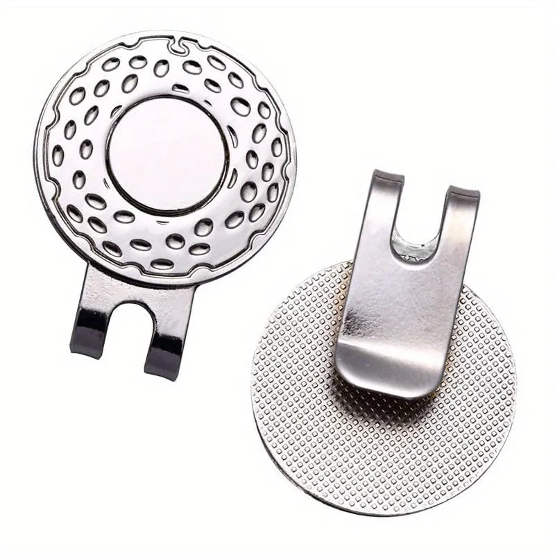 25mm Round Magnetic Golf Ball Marker with Removable Clip