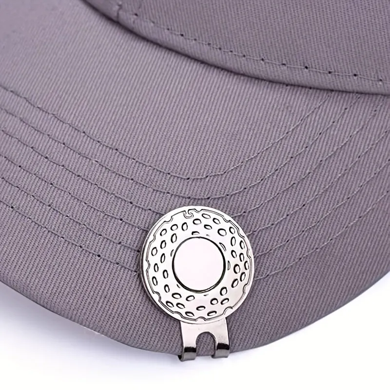 25mm Round Magnetic Golf Ball Marker with Removable Clip