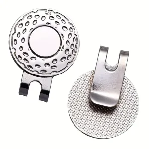 25mm Round Magnetic Golf Ball Marker with Removable Clip