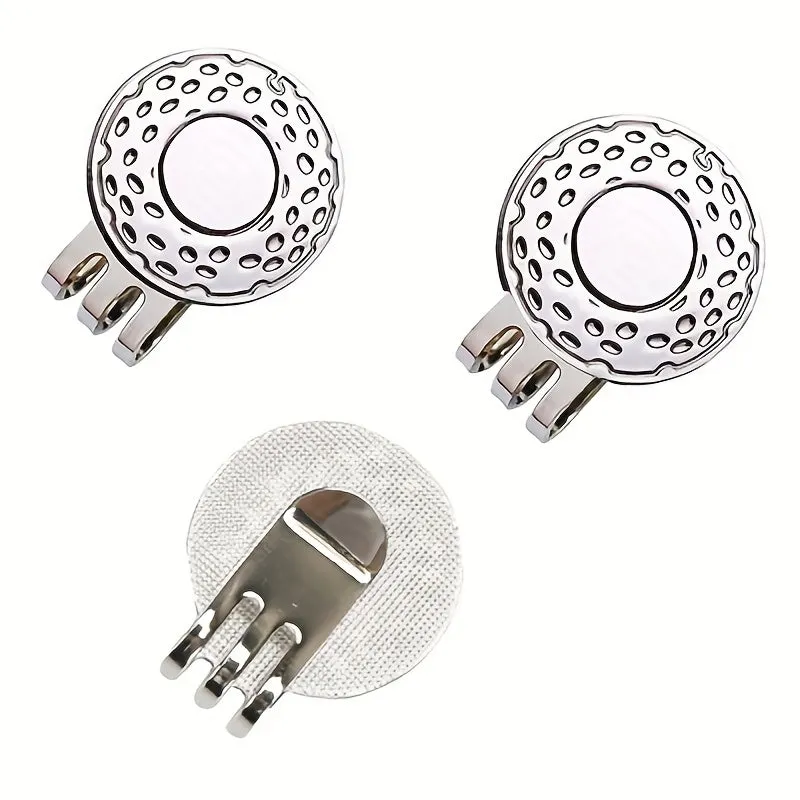 25mm Round Magnetic Golf Ball Marker with Removable Clip