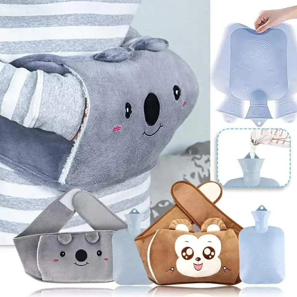 2pc set waist bag   1.5 litres hot water bottle