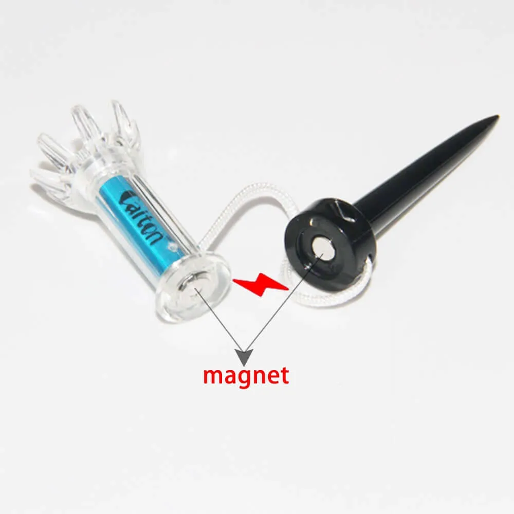 5Pcs/Set Golf Tee Magnet Flexible Magnetic Golf Tees Set for Golfer Training Tool Practice Accessory