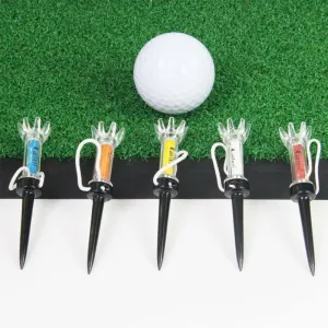 5Pcs/Set Golf Tee Magnet Flexible Magnetic Golf Tees Set for Golfer Training Tool Practice Accessory