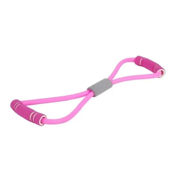 8 Word Resistance Bands Elastic Rope Tension Chest Expander Yoga Pilates Rubber LOOP Latex Fitness Bands Stretch Yoga Training