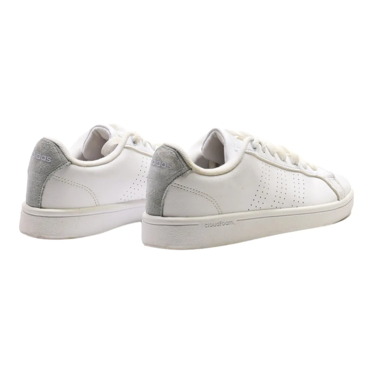 ADIDAS Sneaker Trainers Grey Leather Womens UK 5.5
