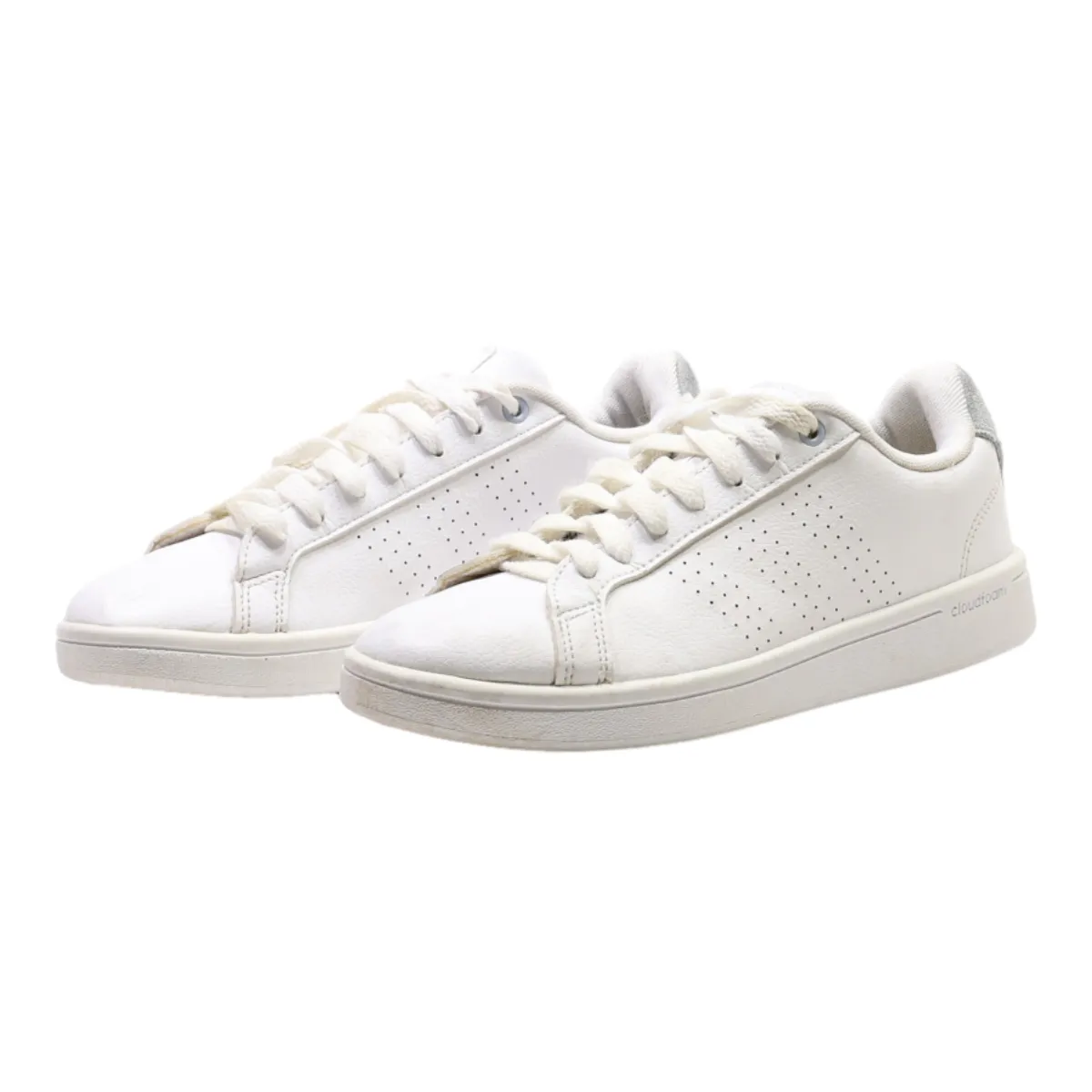 ADIDAS Sneaker Trainers Grey Leather Womens UK 5.5