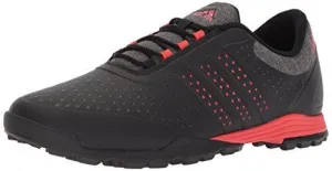 adidas Women's Adipure Sport Golf Shoe, Core Black/Real Coral, 7 Medium US