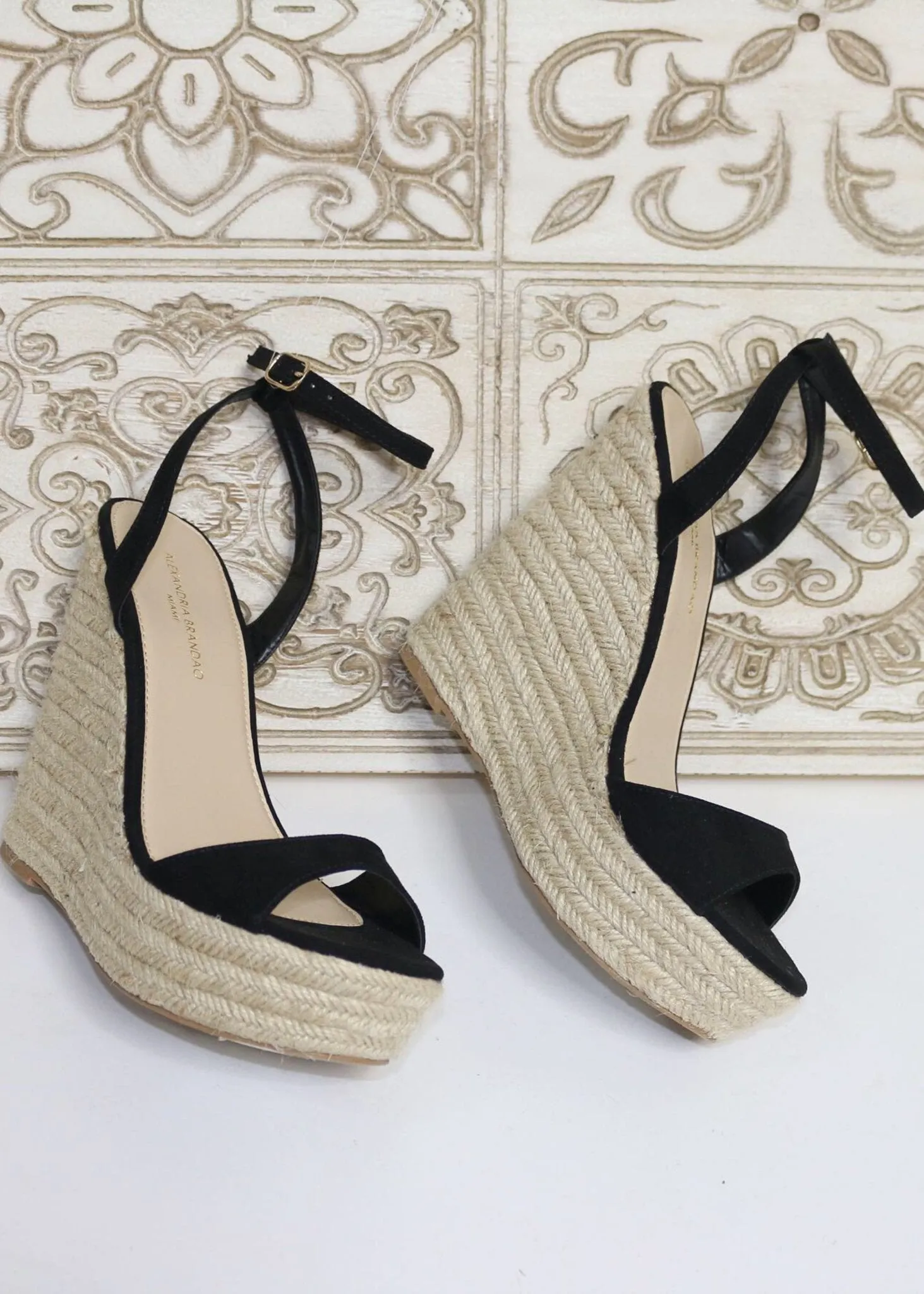 Alyssa B Black Wedge
