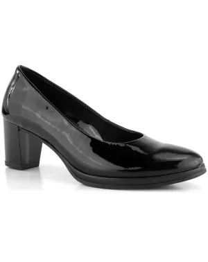 Ara Orly Patent Mid Heel Court Shoe