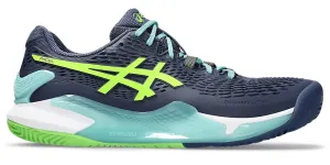 Asics Gel-Resolution 9 Thunder Blue/ Electric Lime Padel Shoes