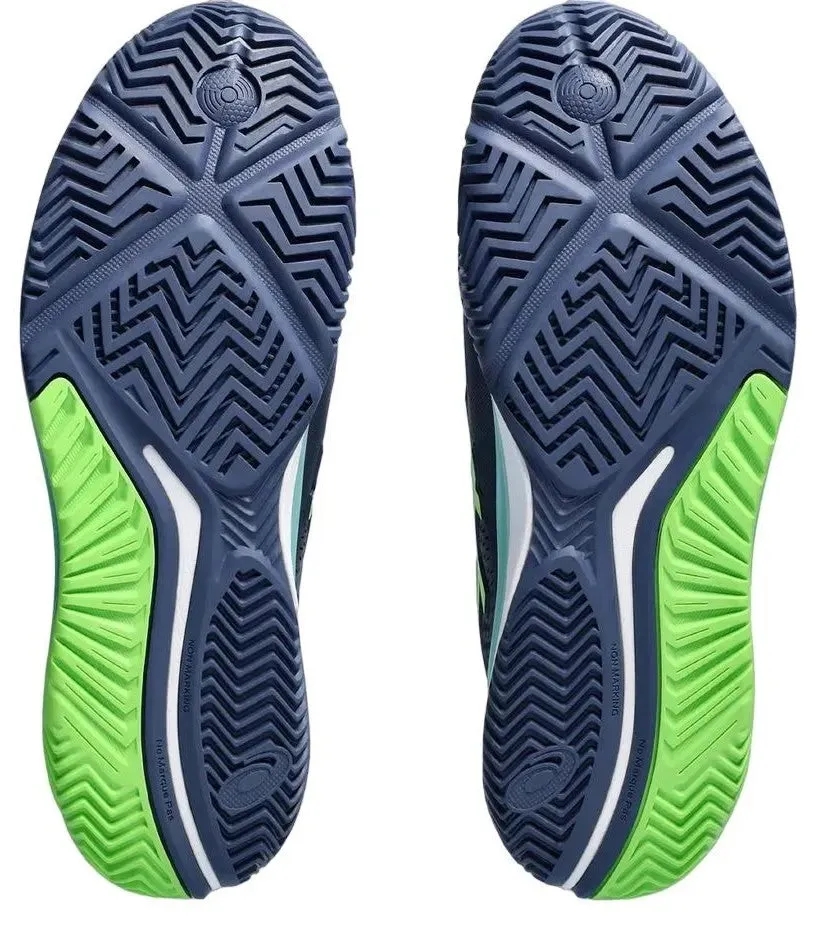 Asics Gel-Resolution 9 Thunder Blue/ Electric Lime Padel Shoes