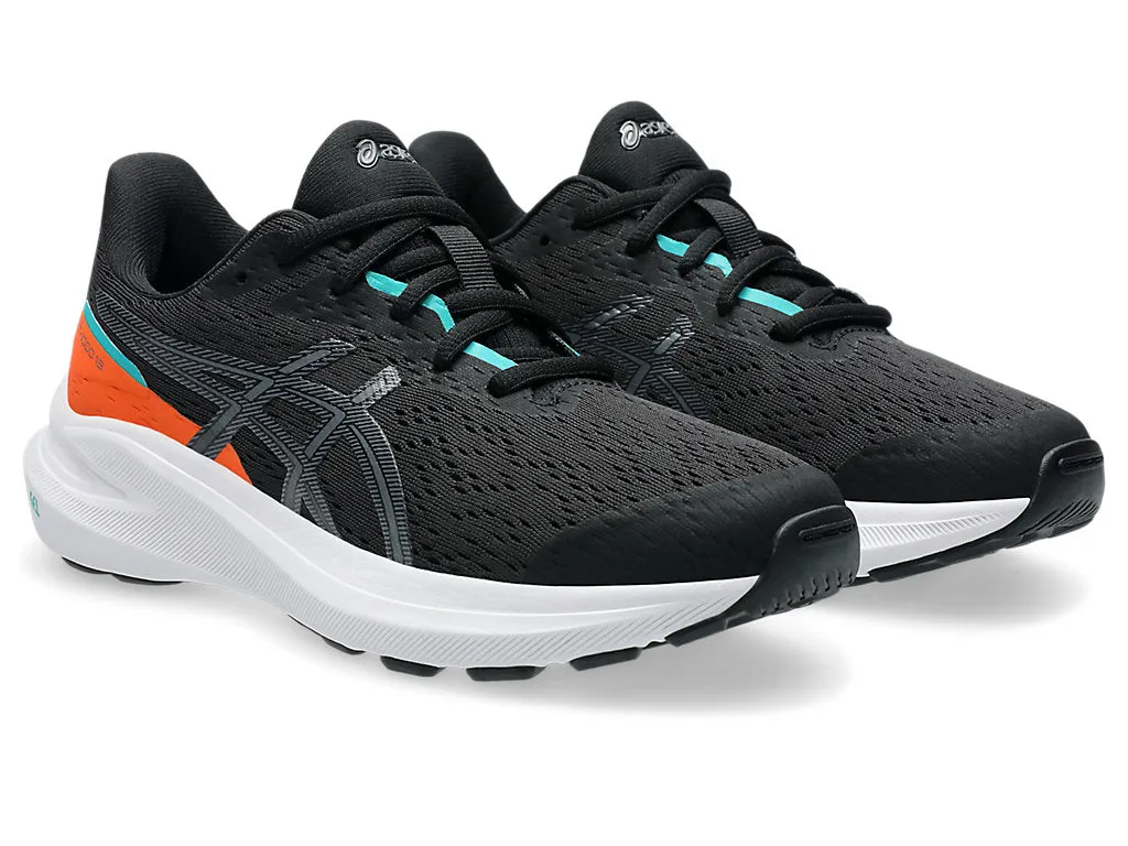 ASICS KID'S GEL GT 1000 13 BLACK/CARBON RUNNING SHOES