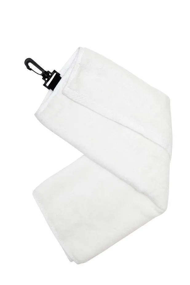 Bamboo Golf Towel - White