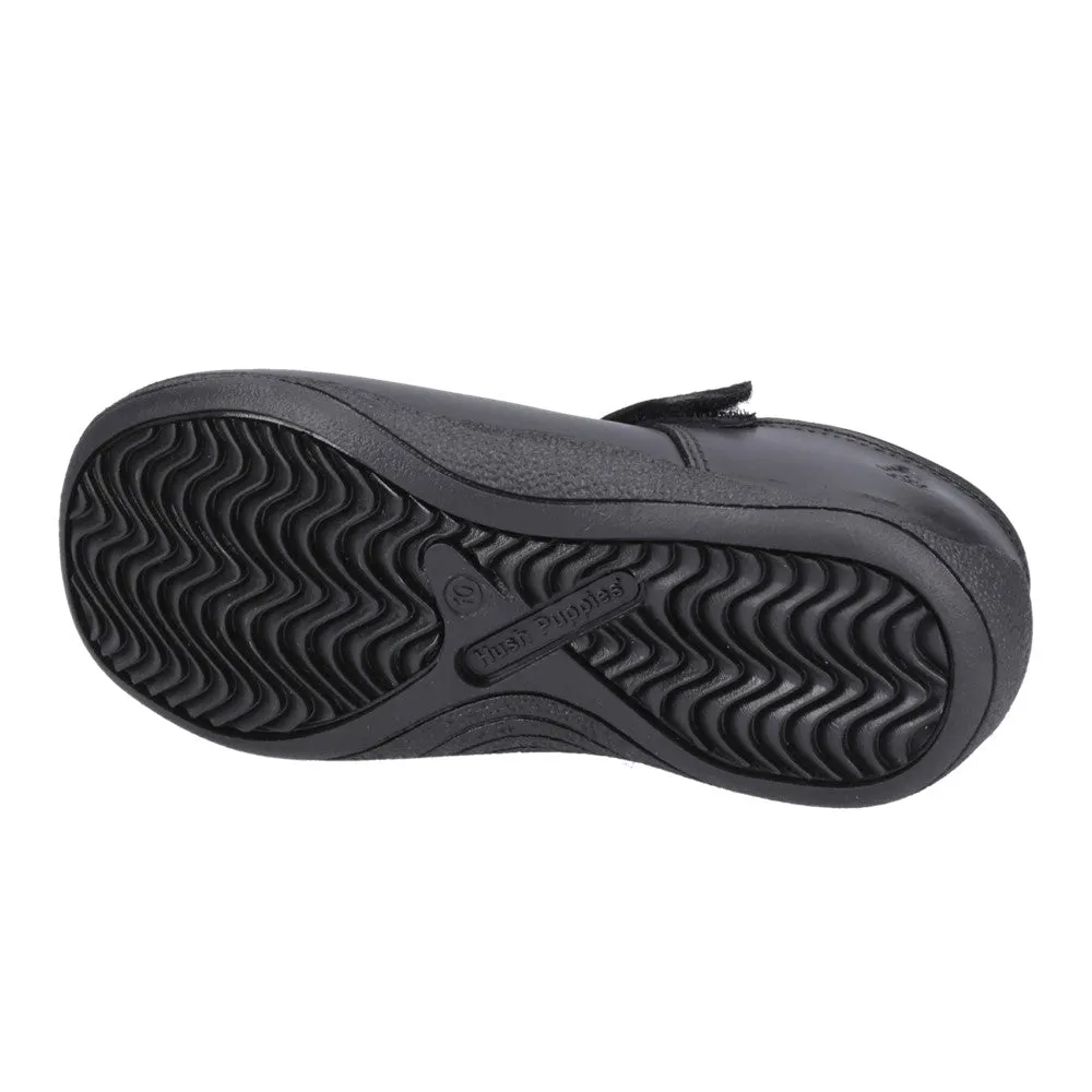 Black Christina Junior School Shoes