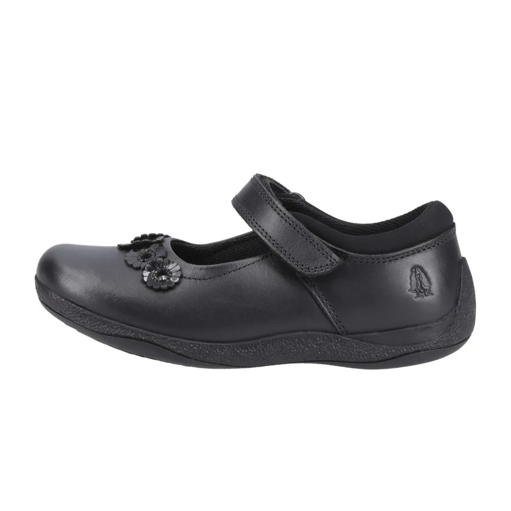 Black Christina Junior School Shoes