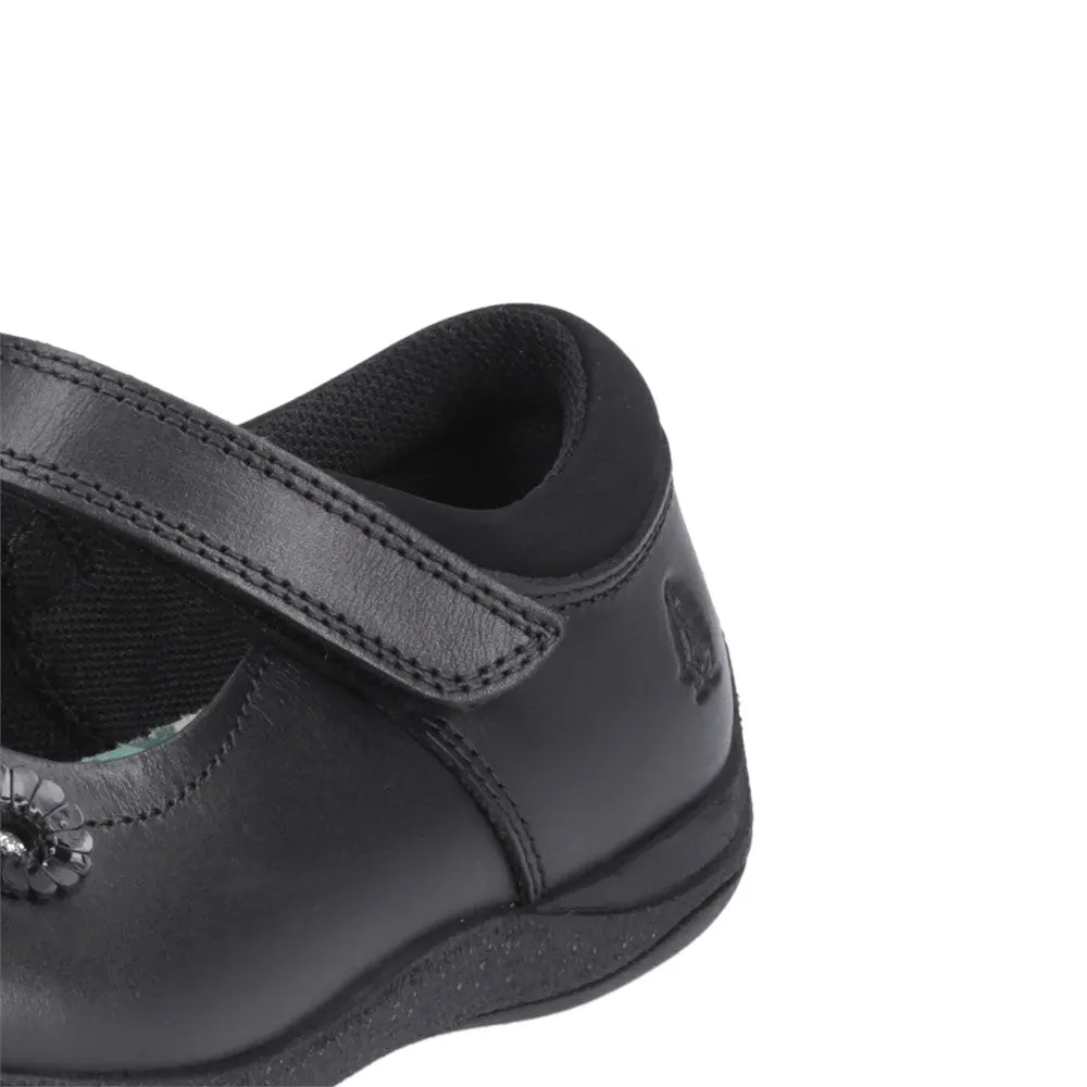 Black Christina Junior School Shoes