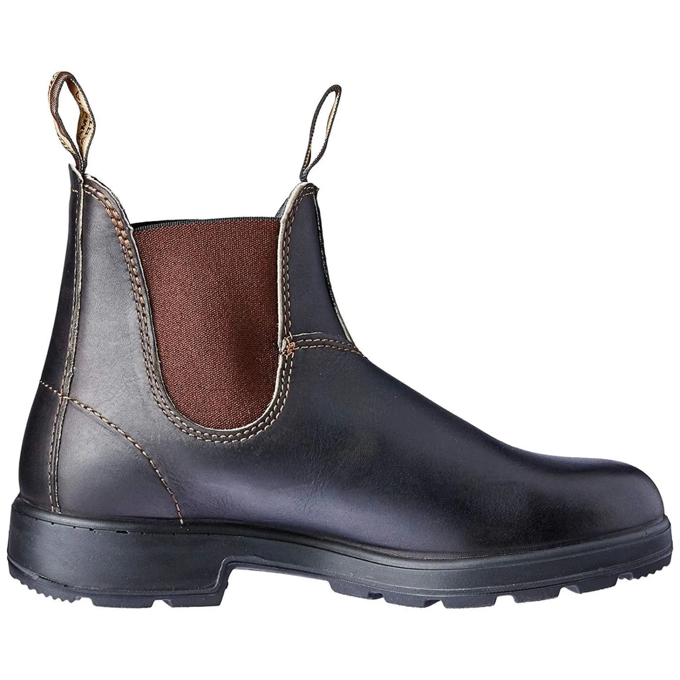 Blundstone 500 Stout Brown Unisex Leather Chelsea Boots