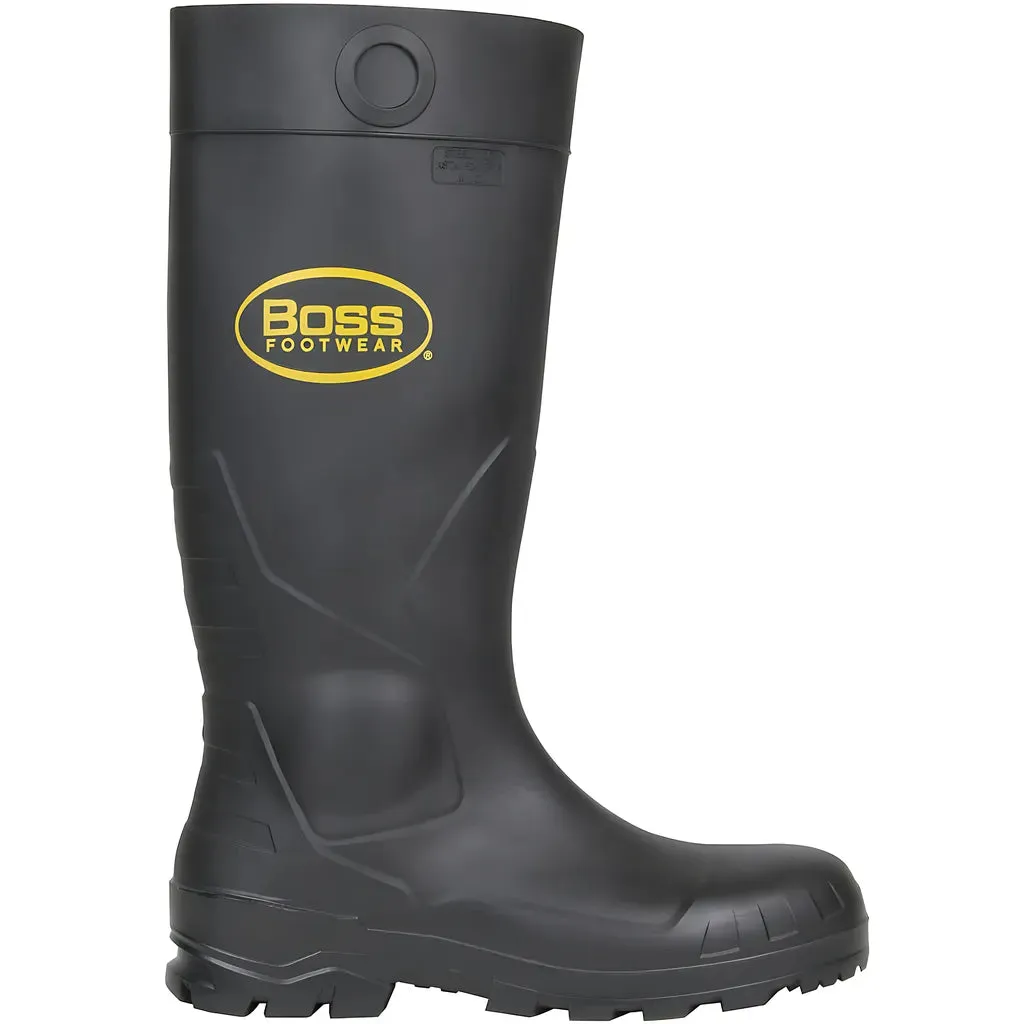 Boss 382-810/7 16" Black PVC Steel Toe Boot