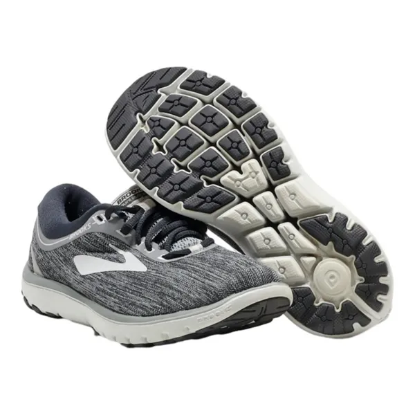 BROOKS Sneaker Trainers Grey Canvas Womens UK 4.5