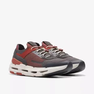 Clarks Dark Grey & Rust Trainers