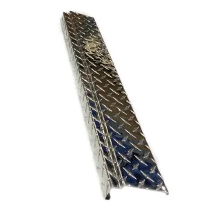 Club Car DS Golf Cart Diamond Plate Rear Bumper Cover Polished Aluminum