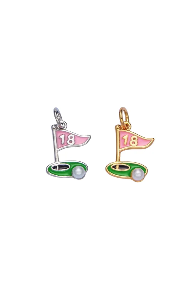 Colorful Golf Course Charm