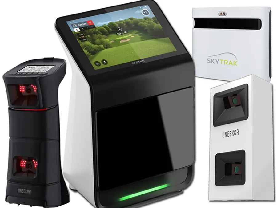 Complete Golf Simulator Bundles with 16:9 SuperBay and Launch Monitor