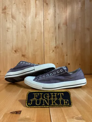 CONVERSE ALL STAR DISTRESSED Men's Size 9.5 Canvas Slip On Low Top Shoes Sneakers Faded Blue 1T366