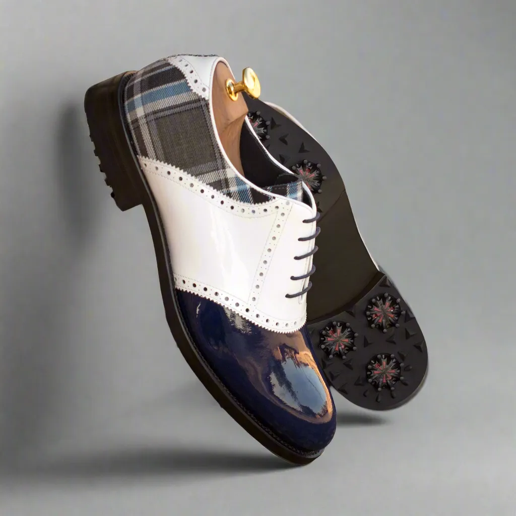 Darius saddle golf shoes