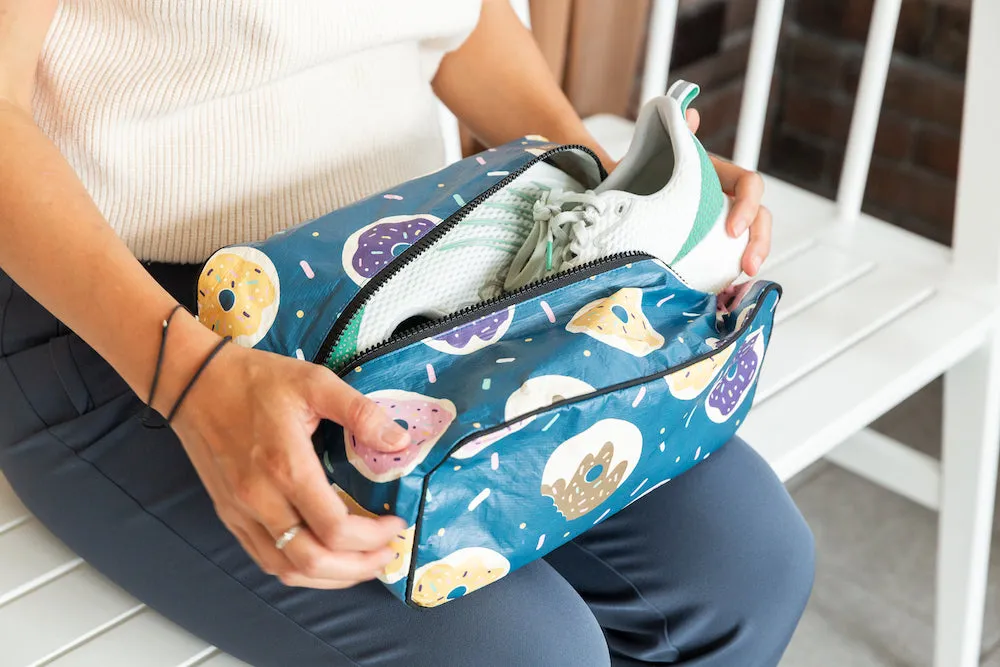 Donut Travel Shoe Bag | Lightweight & Durable | Perfect for Sneakers & Gym Shoes