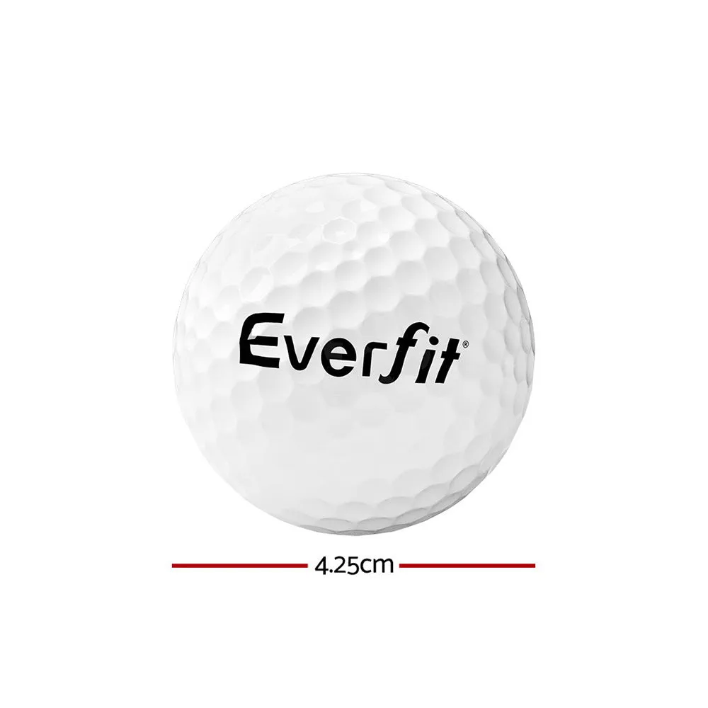 Durable 12Pcs Dual-Layer Golf Ball Set for Distance - Everfit