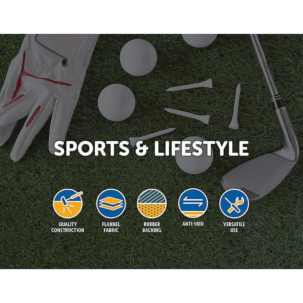 Durable Golf Swing Detection Mat, 60x30cm Flannel, Portable Training Aid