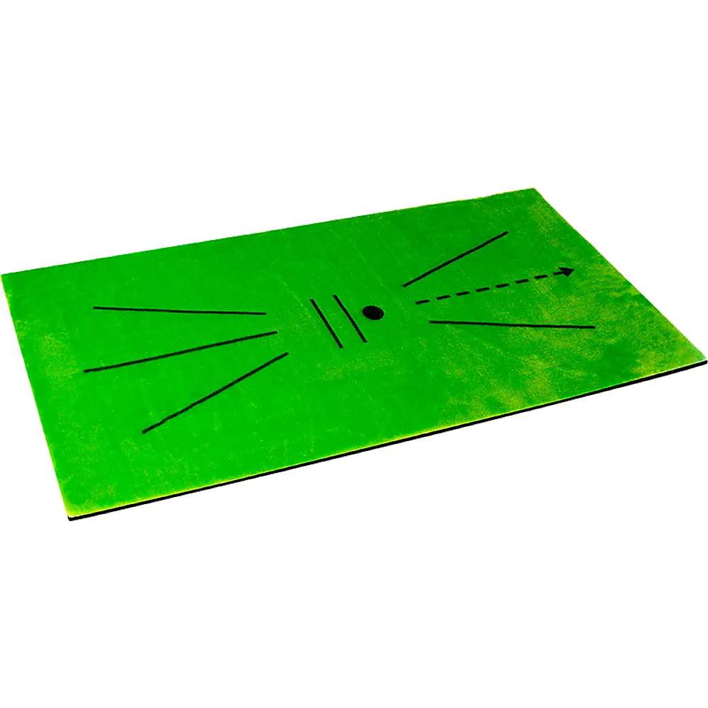 Durable Golf Swing Detection Mat, 60x30cm Flannel, Portable Training Aid