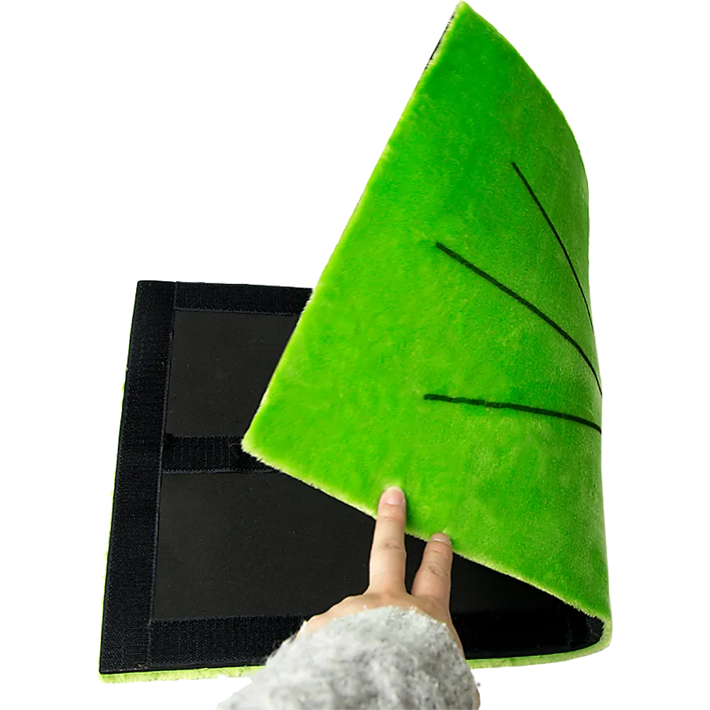 Durable Golf Swing Detection Mat, 60x30cm Flannel, Portable Training Aid