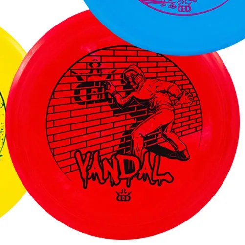 Dynamic Discs Prime Vandal Animated Stamp Red Disc