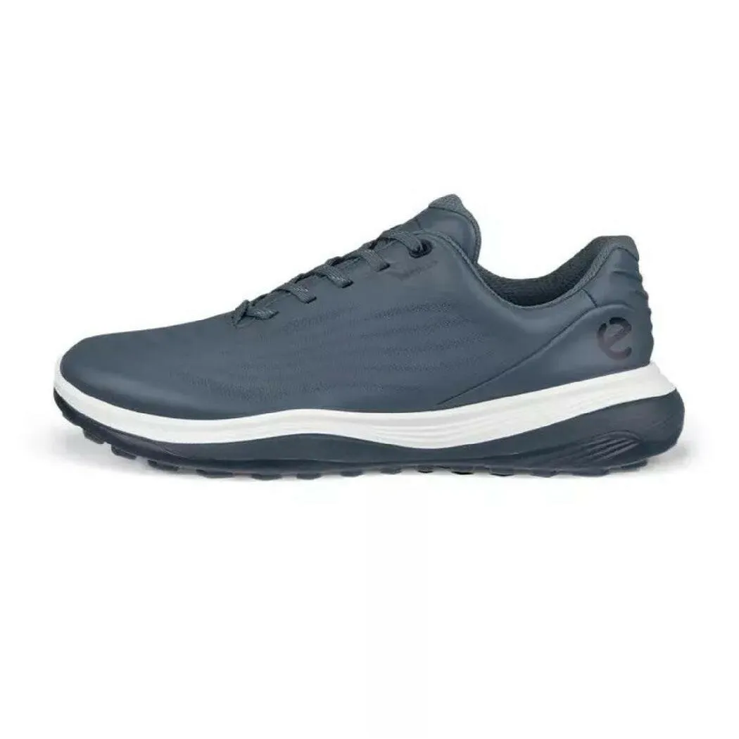 Ecco Men`s Waterproof Golf Shoes - LT1 Laced - Pavement - All Sizes