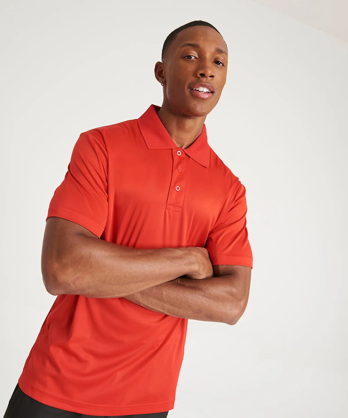 Fire Red - Cool smooth polo
