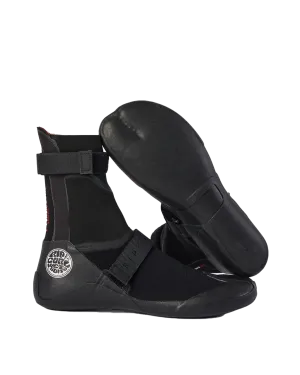 Flashbomb 5mm Hidden Split Toe Wetsuit Boots in Black
