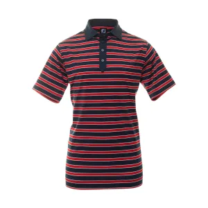 FootJoy 100 Year Celebration LE Lisle Stripe Golf Shirt
