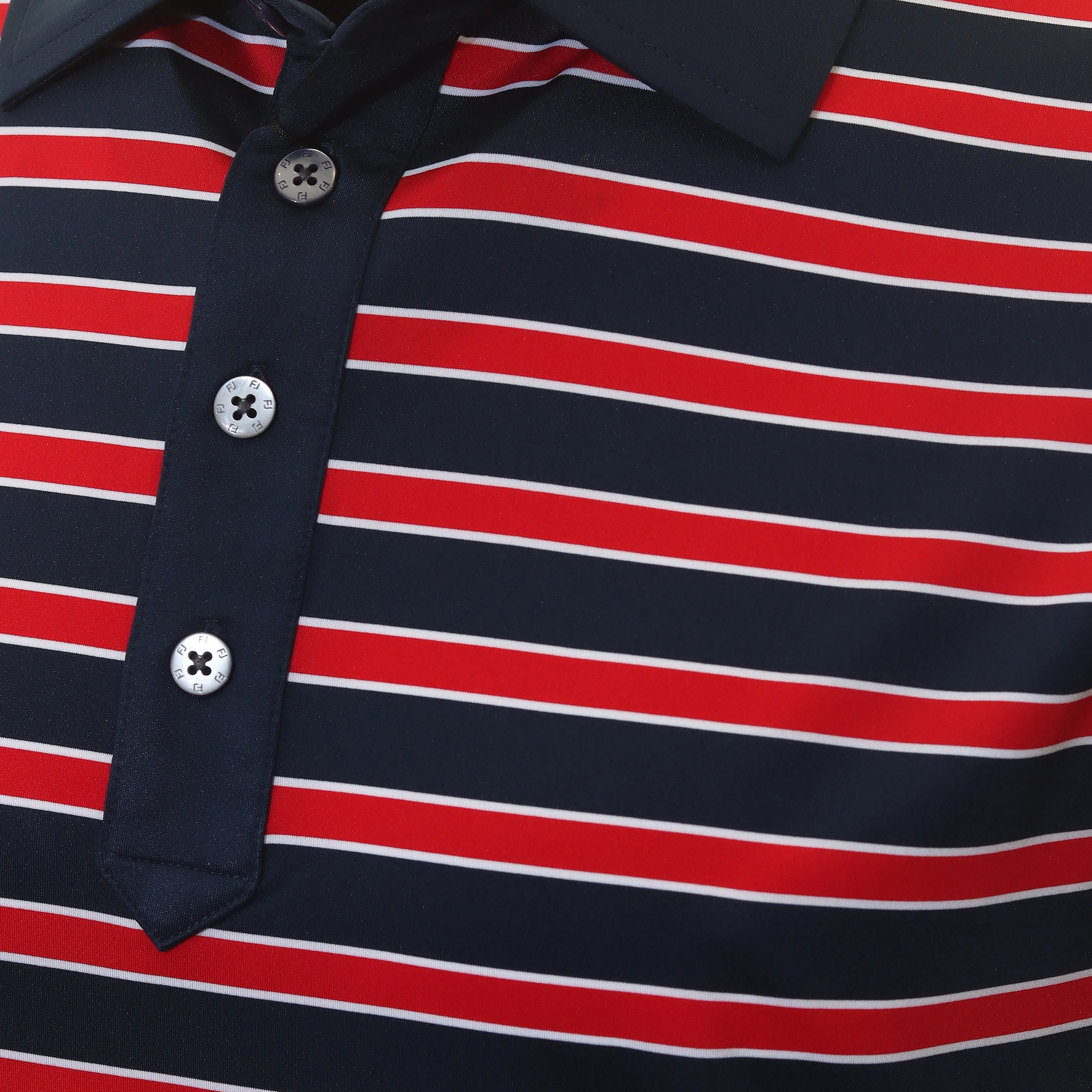 FootJoy 100 Year Celebration LE Lisle Stripe Golf Shirt