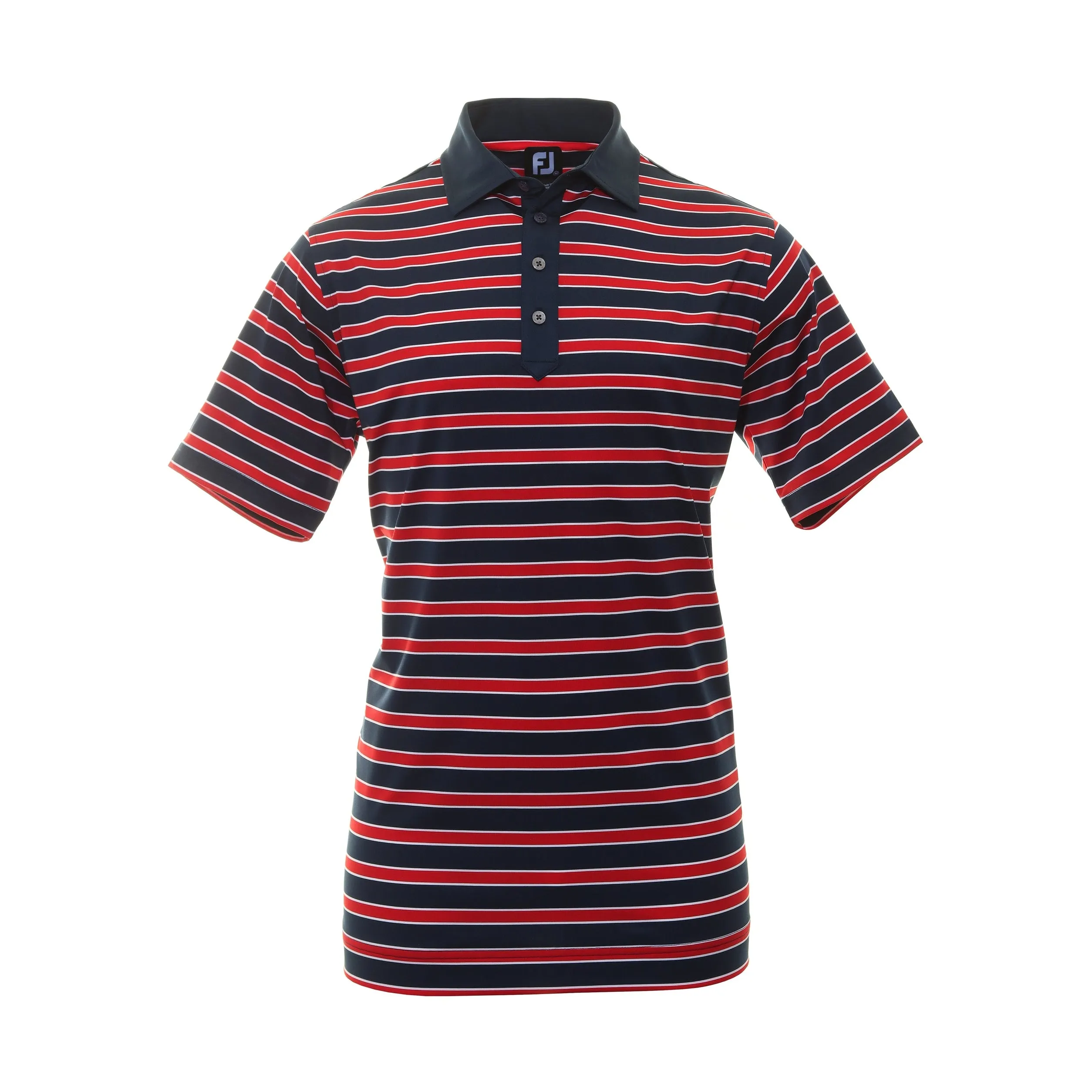 FootJoy 100 Year Celebration LE Lisle Stripe Golf Shirt