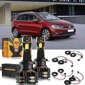 For 2017-2020 Volkswagen Golf Sportsvan Facelift H7 LED Headlight Bulbs