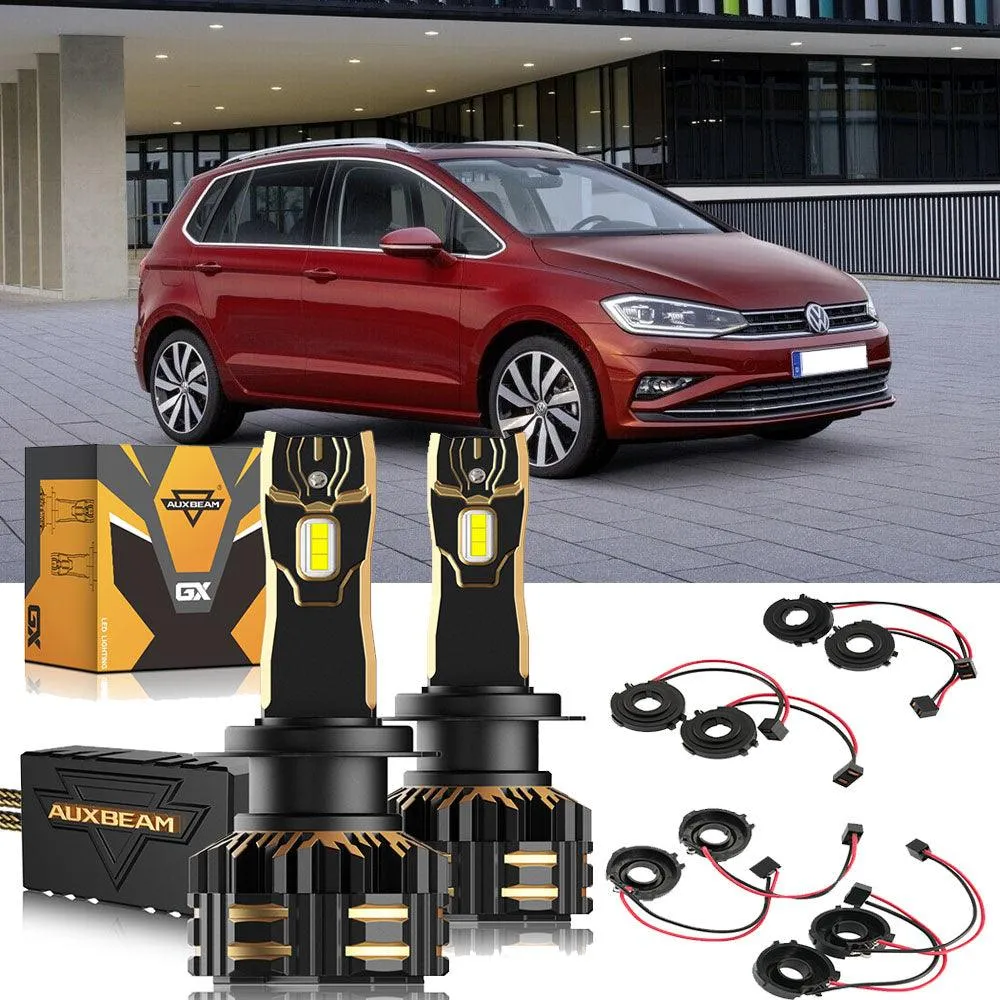 For 2017-2020 Volkswagen Golf Sportsvan Facelift H7 LED Headlight Bulbs