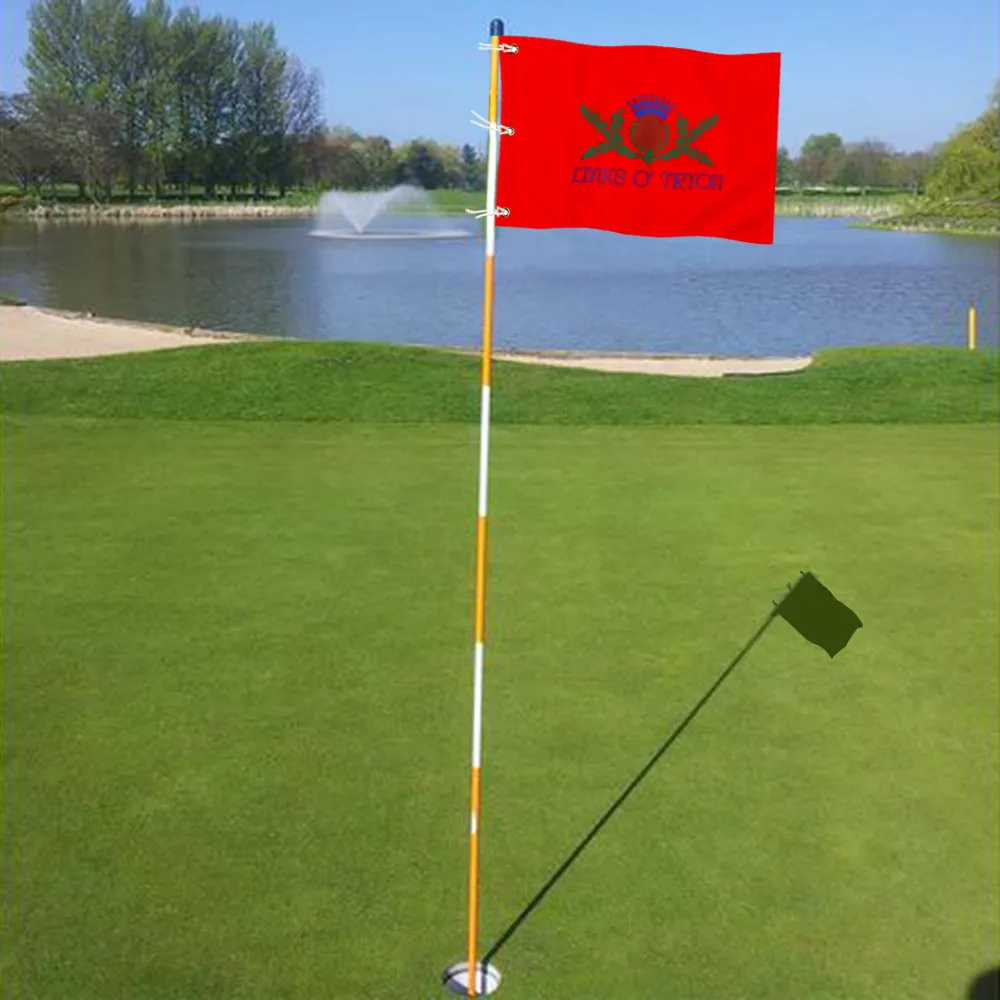 Fyon Links of Tryon Golf Club Pin Hole Flag Embroidered Flag Banner Grommets