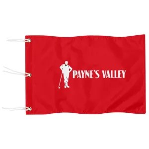 Fyon Payne's Valley Golf Club Authentic Golf Flag Payne Stewart Tribute Flag Banner Grommets