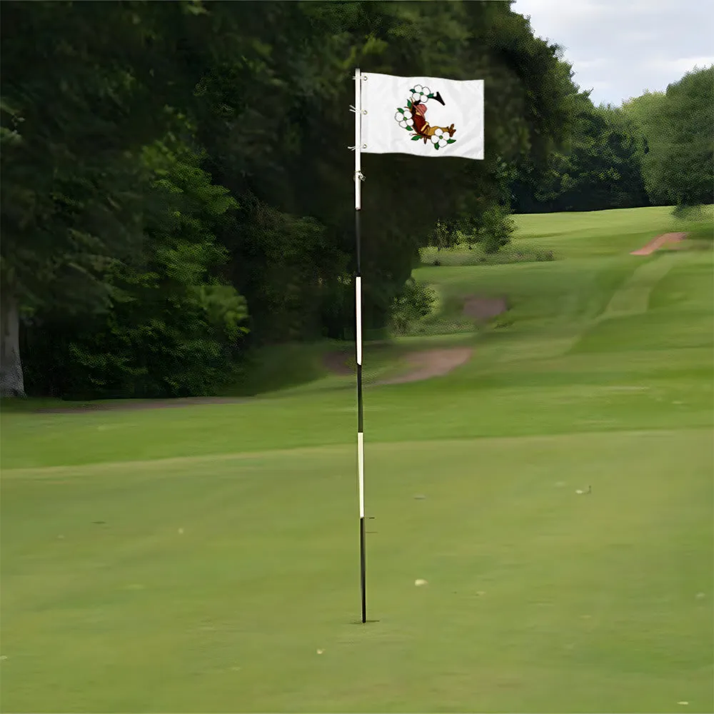 Fyon Pinehurst Resort Spring Cradle Golf Course Embroidered Spring Logo Flag Banner Grommets