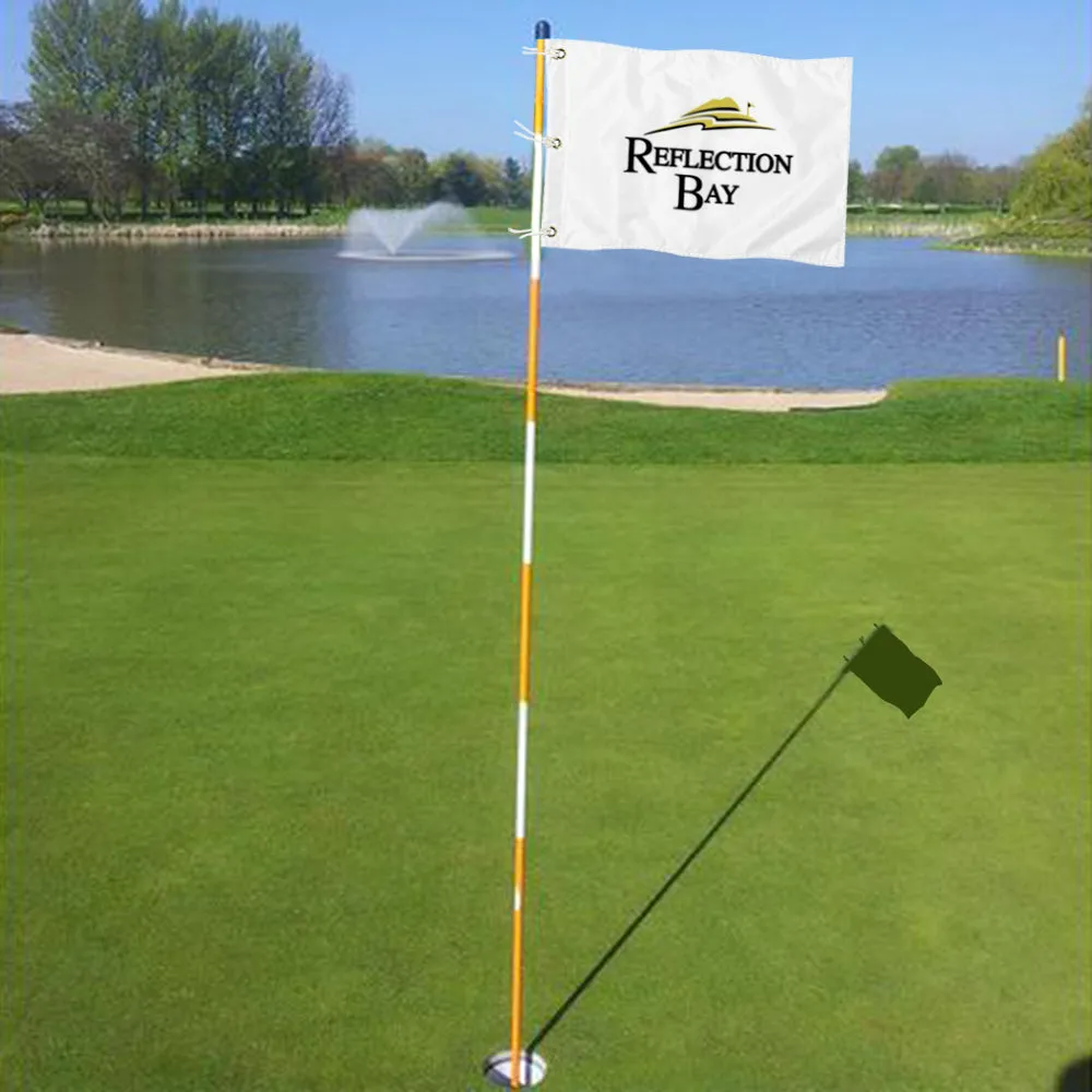 Fyon Reflection Bay Golf Club Pin Flag Banner Grommets